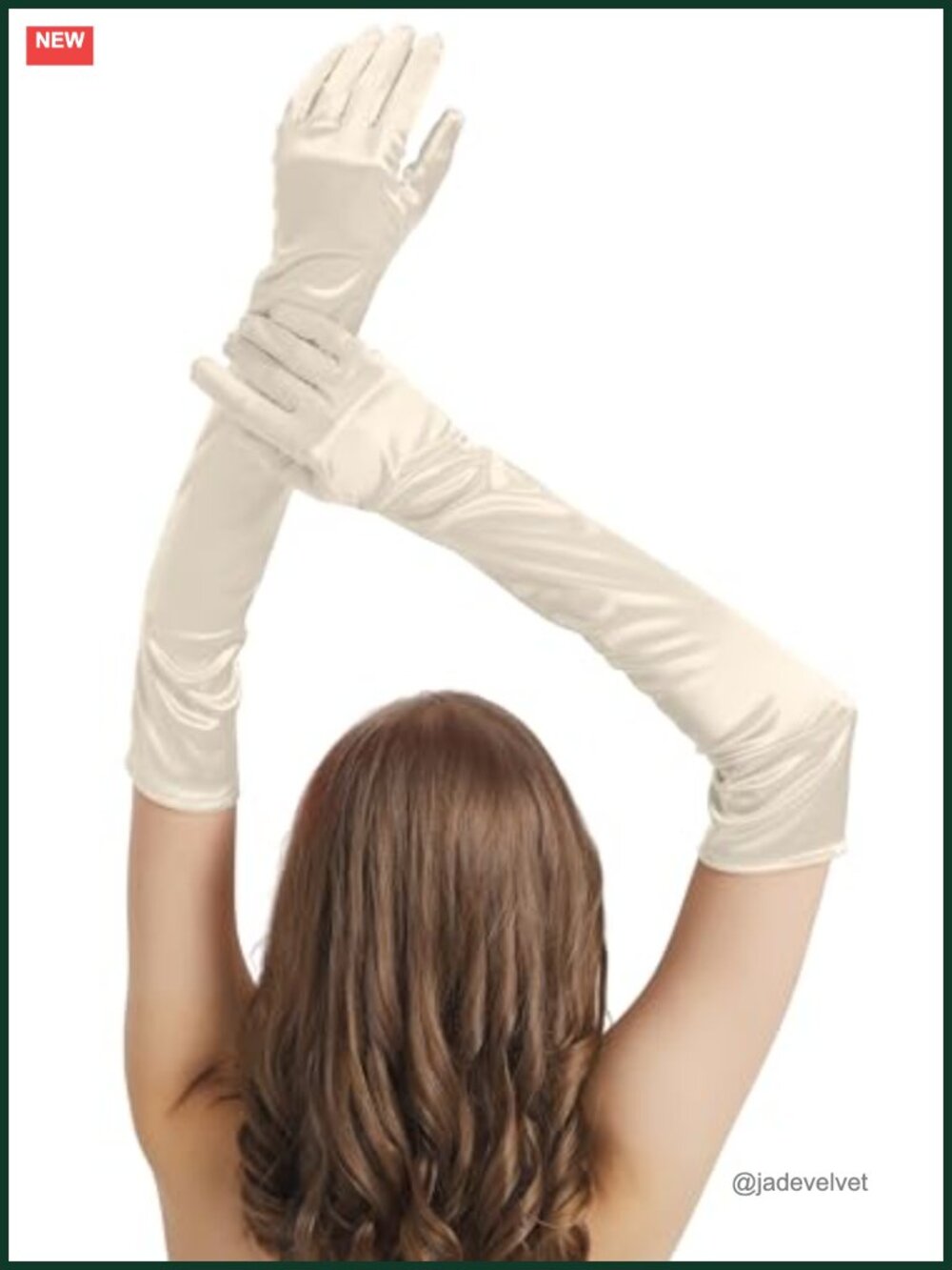 Satin Long Opera Gloves Elbow Length Costume Accessory
